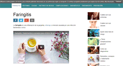 Desktop Screenshot of faringitis.org